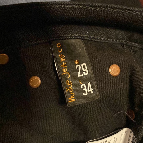 Nudies jeans in black. Great condition - Picture 4 of 4